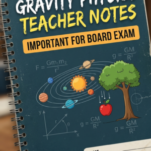 Gravity Physics teacher's note